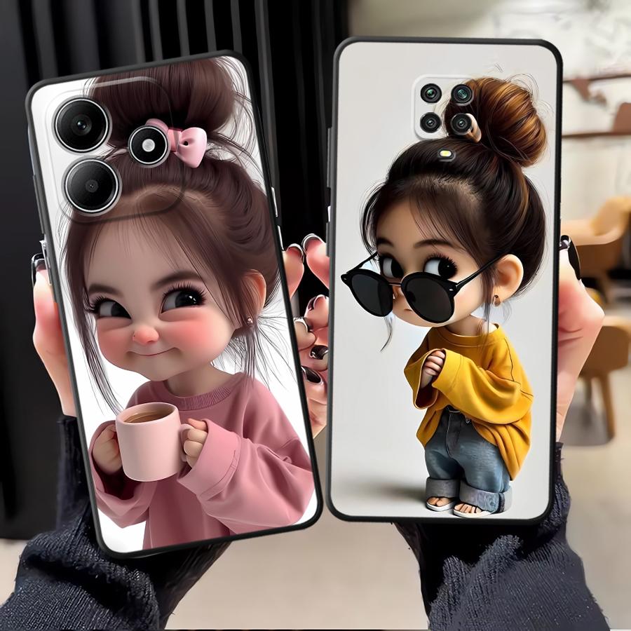 Phone Accessories For Girls - Cover per Telefono con Motivo Ragazza