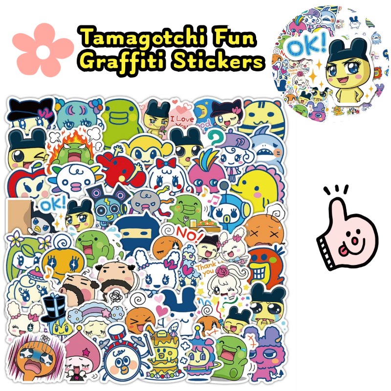 Phone Accessories Items - Adesivi Tamagotchi Giapponesi, Animali Elettronici, Mametchi,