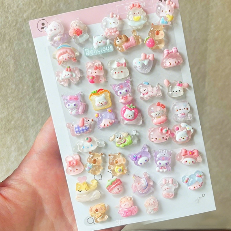 Phone Accessories Clipart - 10-100 pezzi mini accessori in resina