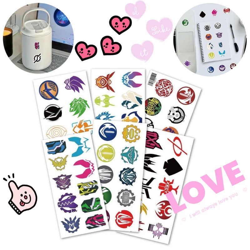 Phone Accessories Items - 60 fogli di adesivi con logo