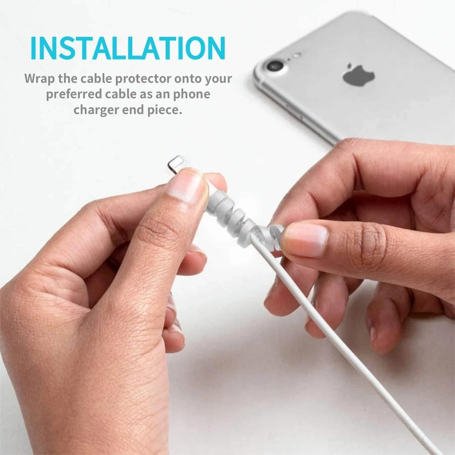 6/20 pezzi Proteggi Cavo in Si - Phone Accessories Charger recensione e prezzo