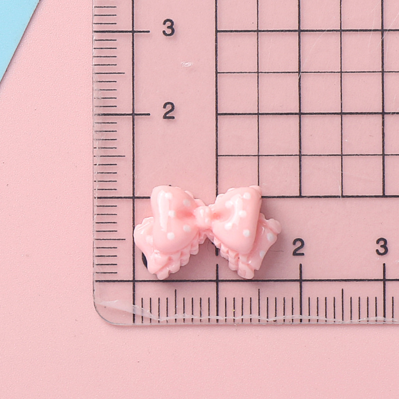 10 pz Kawaii Pink Dot Bow fai  - Phone Accessories Clipart recensione e prezzo
