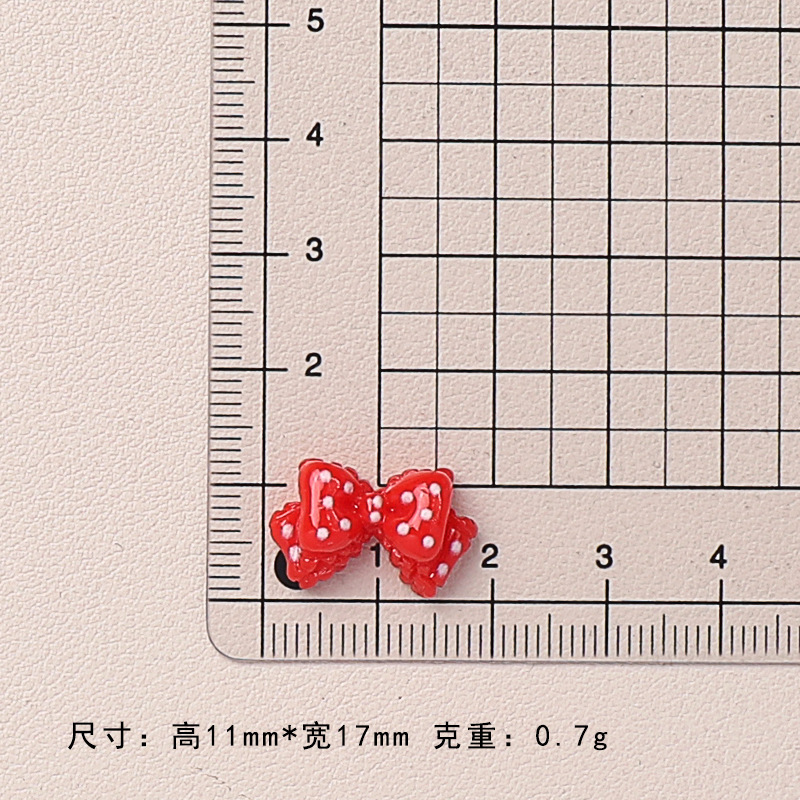 10 pz Kawaii Pink Dot Bow fai  - Phone Accessories Clipart recensione e prezzo