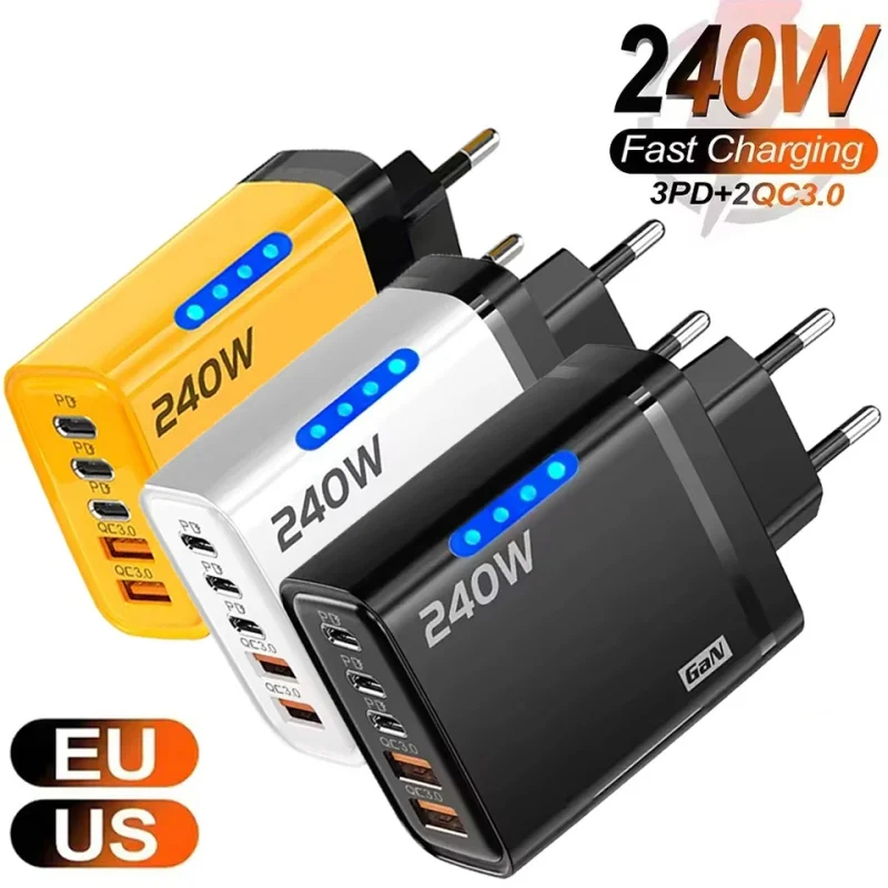 Caricatore Rapido 5 in 1 GaN 2 - Phone Accessories Charger recensione e prezzo