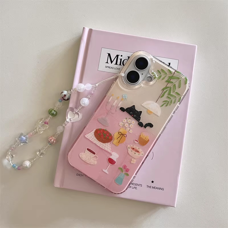 Cover Nera Creativa Y2K con Ga - Phone Accessories For Girls recensione e prezzo