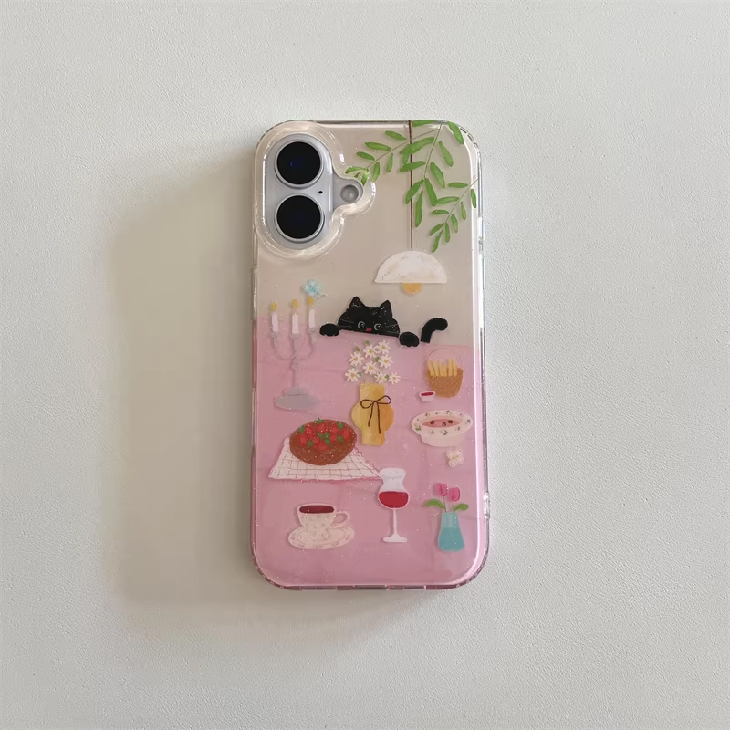Cover Nera Creativa Y2K con Ga - Phone Accessories For Girls recensione e prezzo
