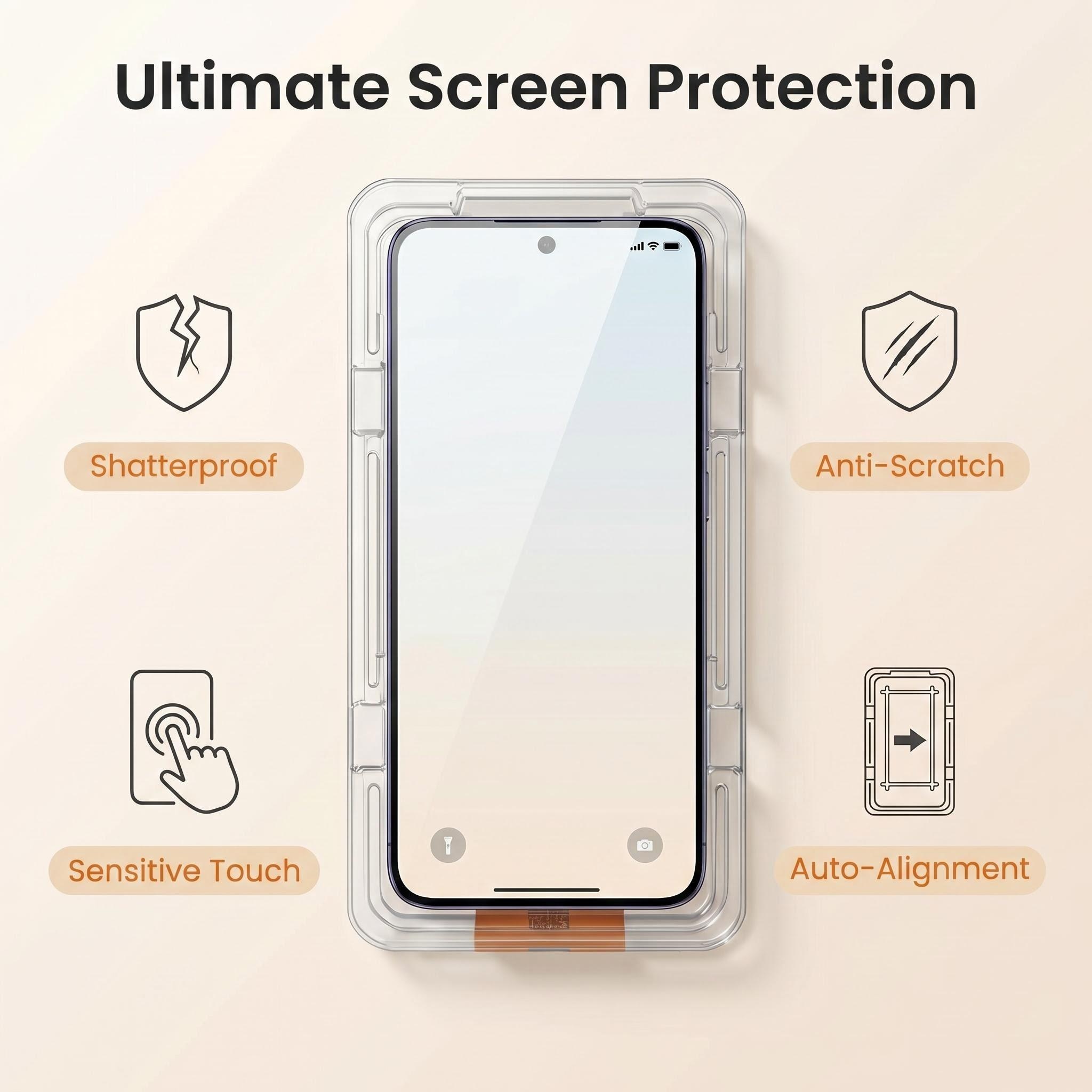 2 pezzi di vetro temperato 4K  - Phone Accessories Online Shop recensione e prezzo